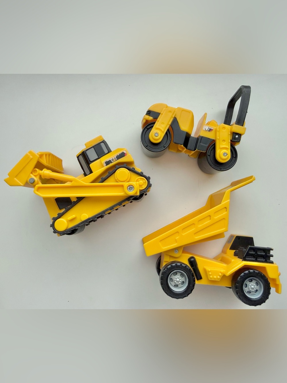 CAT (Caterpillar) branded mini construction vehicles